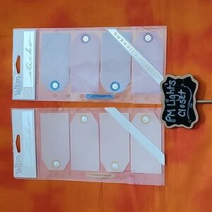 Stickopotamus Stickers New Tags Vellum Set of 2 Packages
